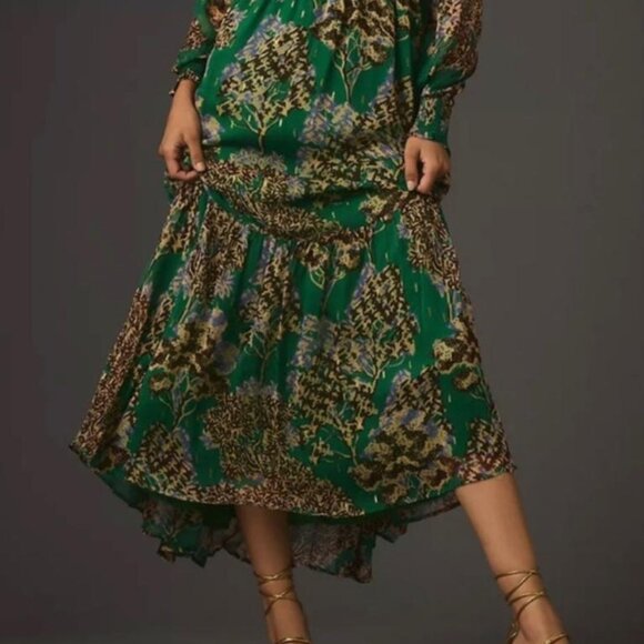 Odetta Ruffled V-Neck Dress - Picture 2 of 9